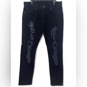 Levi’s 512 Slim Taper Distressed Jeans